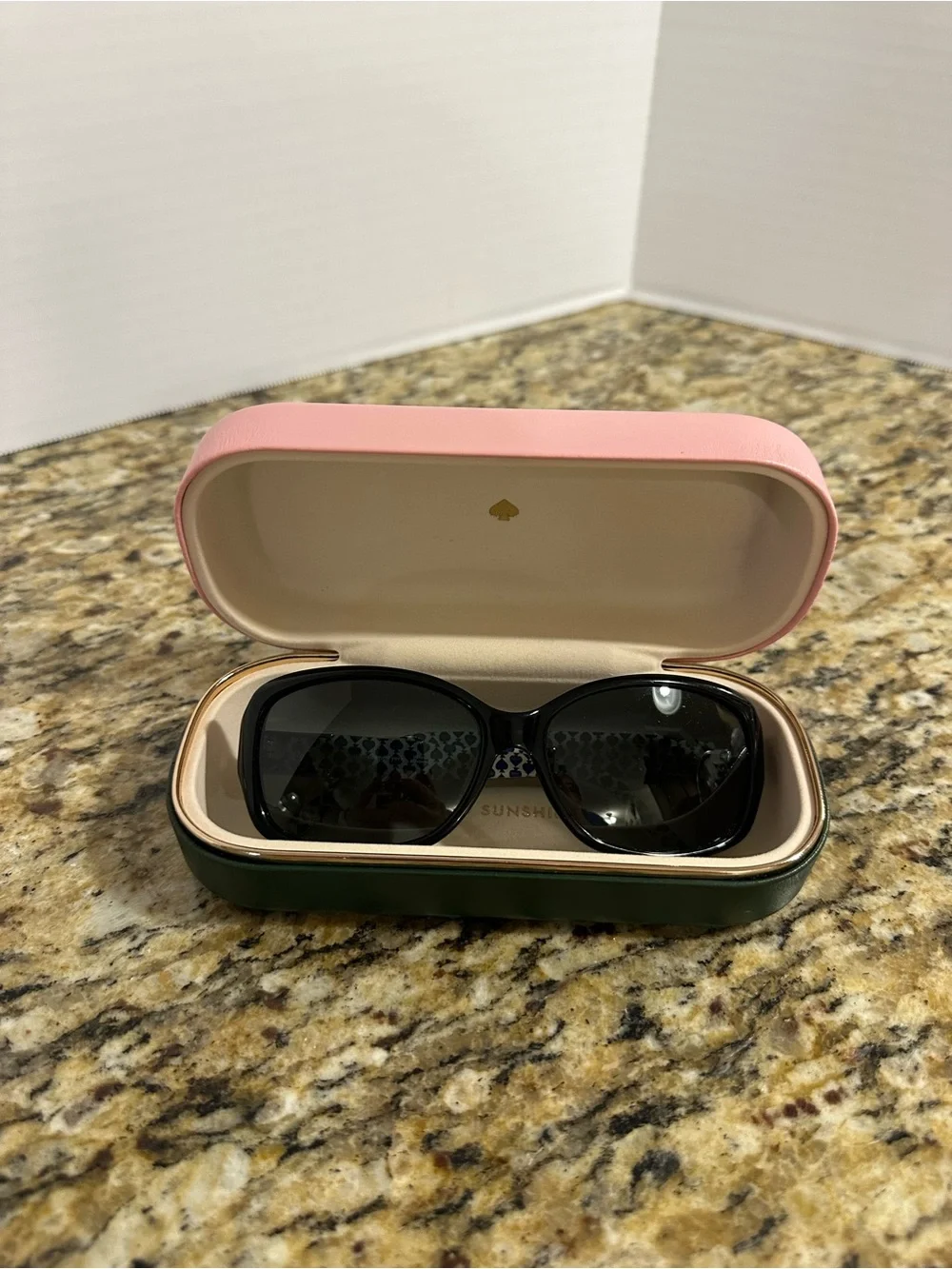 kate spade Black Oval Women's Sunglasses with Case